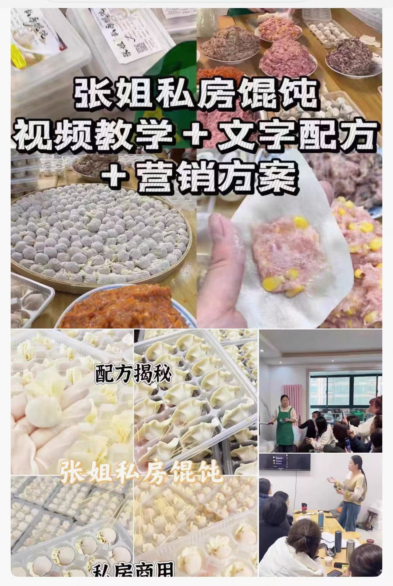 私房馄饨水饺全套配方教学 N210