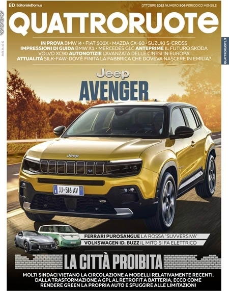 [意大利版]Quattroruote Italia  – 10.2022汽车摩托电子杂志PDF下载
