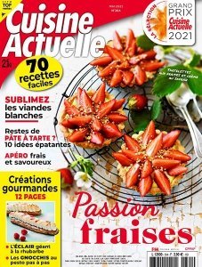 [法国版]Cuisine Actuelle – Mai 2021 (No. 364)美食烘培电子杂志PDF下载