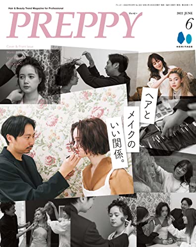 [日本版]PREPPY 女士时尚发型设计 2022年6月号PDF电子杂志下载