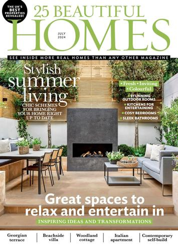 25 Beautiful Homes – July 2024室内设计电子杂志PDF下载