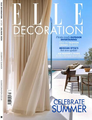 Elle Decoration UK – July 2024室内设计电子杂志PDF下载