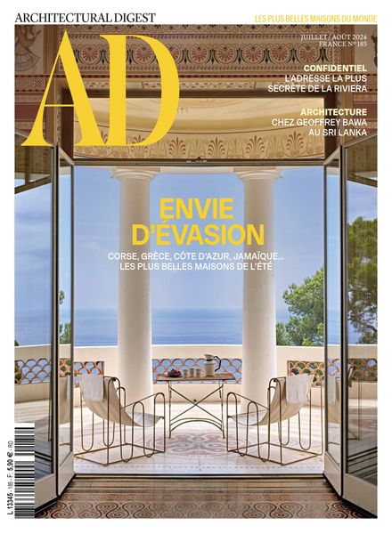 AD Architectural Digest France – Juillet-Aout 2024建筑设计电子杂志PDF下载