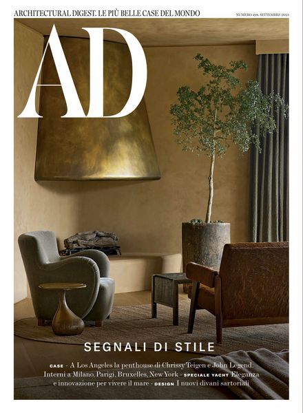 AD Architectural Digest Italia意大利版 – Settembre 2023建筑设计电子杂志PDF下载
