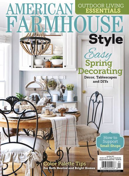 American Farmhouse Style – April-May 2023室内设计电子杂志PDF下载