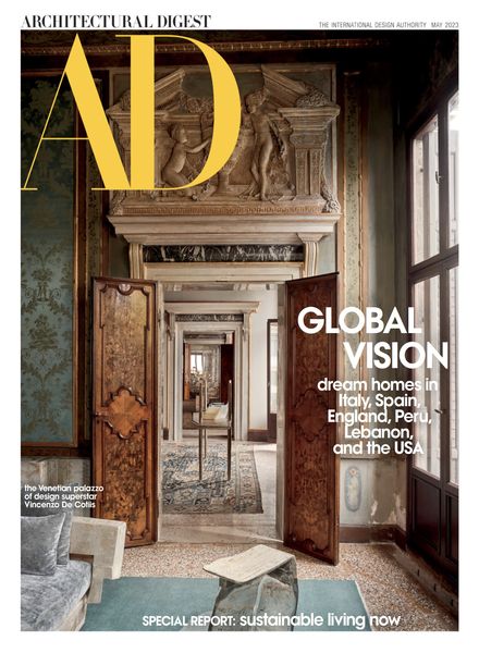 Architectural Digest USA美国 – May 2023建筑设计电子杂志PDF下载