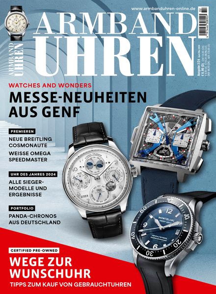 Armbanduhren – April-Mai 2024奢侈品Luxury电子杂志PDF下载