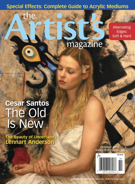 Artists Magazine – October 2015艺术设计电子杂志PDF下载