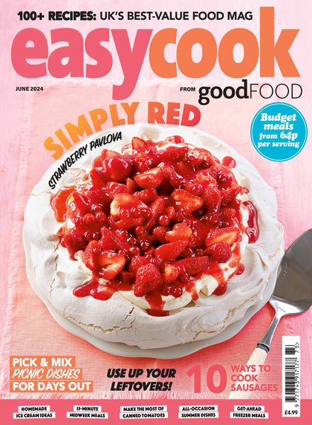 BBC Easy Cook UK – Issue 173 – June 2024美食烘焙料理电子杂志PDF下载