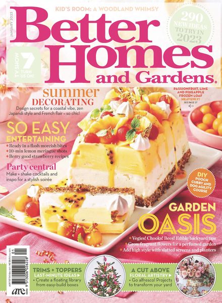 Better Homes and Gardens Australia – January 2023美食烘焙电子杂志PDF下载