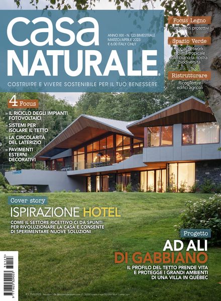 Casa Naturale – febbraio 2023室内设计电子杂志PDF下载