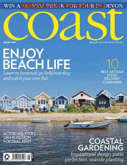 [英国版]Coast 海岸沿海旅游杂志 2020年8月刊