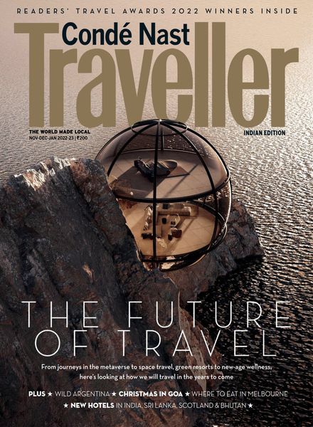 Conde Nast Traveller India印度版 – November-December 2022旅游旅行户外电子杂志PDF下载