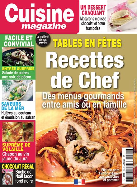 Cuisine Magazine – decembre 2022料理美食烘焙电子杂志PDF下载