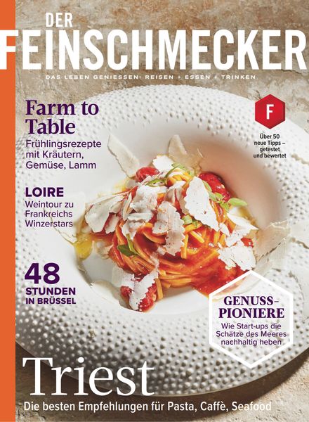 Der Feinschmecker – April 2023料理美食烘焙电子杂志PDF下载