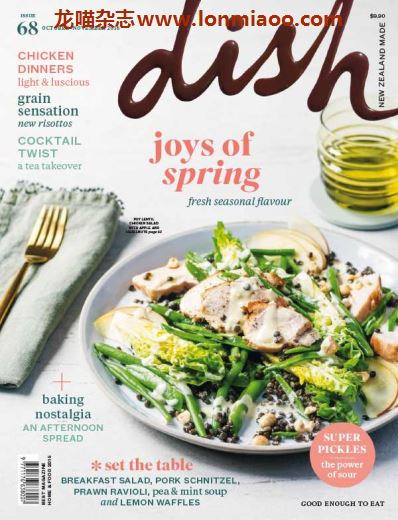 [新西兰版]Dish 经典美食杂志PDF电子版 2016年 N68