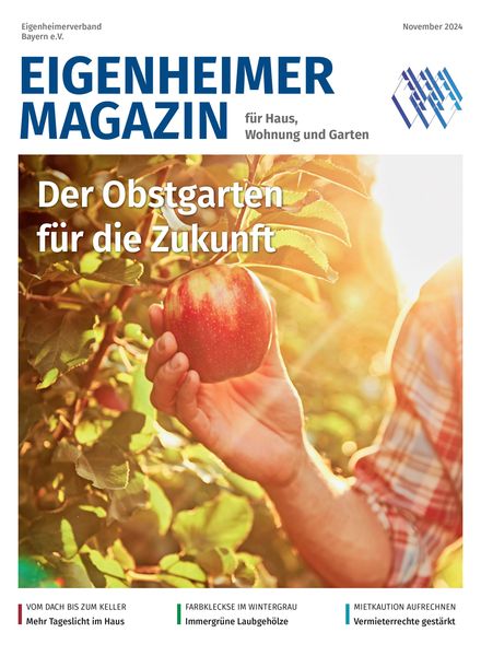 Eigenheimer Magazin – November 2024室内设计电子杂志PDF下载