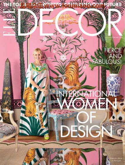 [美国版]ELLE Decor 时尚家居杂志 2020年1-2月刊