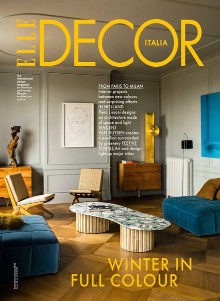 Elle Decor Italia意大利版 English Edition – December 2022 – January 2023室内设计电子杂志PDF下载