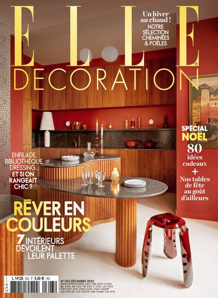 Elle Decoration France法国版 – decembre 2022室内设计电子杂志PDF下载