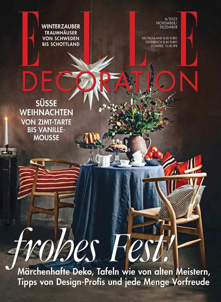 Elle Decoration Germany德国版 – November-Dezember 2023室内设计电子杂志PDF下载