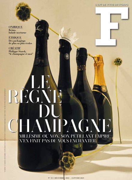 F – L’Art de vivre du Figaro N 32 – Decembre 2022 – Janvier 2023料理美食烘焙电子杂志PDF下载