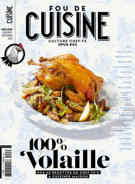 Fou de Cuisine – Hors-Serie – Octobre-Decembre 2022美食烘焙料理电子杂志PDF下载