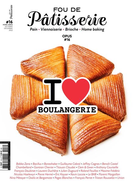 [法国版]Fou de Patisserie烘焙美食 – Hors-Serie – Octobre-Decembre 2022电子杂志PDF下载