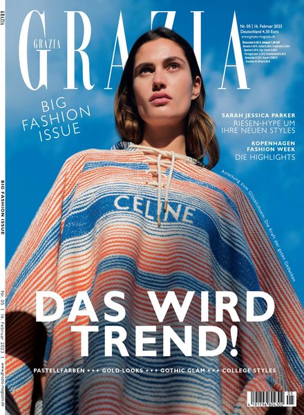 Grazia Germany德国版 – 16 Februar 2023时尚电子杂志PDF下载
