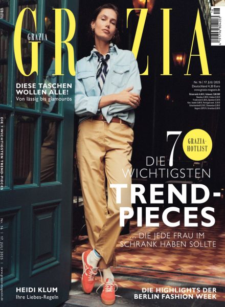 Grazia Germany – 17 Juli 2025时尚杂志PDF下载