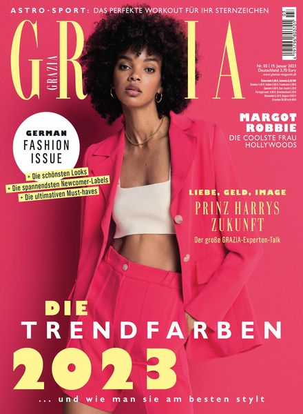 Grazia Germany德国版 – 19 Januar 2023时尚电子杂志PDF下载