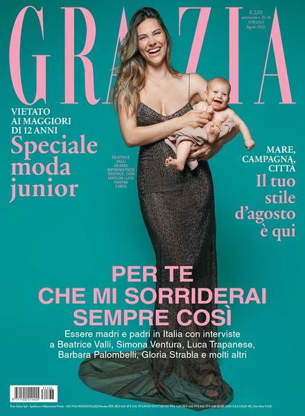 Grazia Italia意大利版 – 10 Agosto 2023时尚电子杂志PDF下载