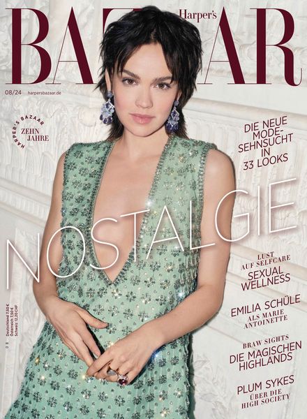 Harper’s Bazaar Germany – August 2024时尚电子杂志PDF下载