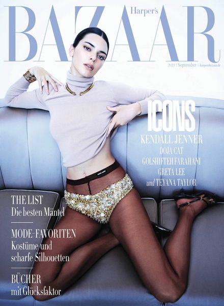 Harper’s Bazaar Germany德国版 – September 2023奢侈品珠宝时尚电子杂志PDF下载