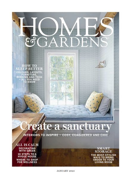 Homes & Gardens UK英国版 – January 2023室内设计电子杂志PDF下载