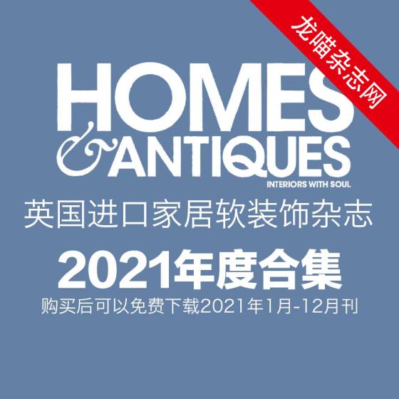 [英国版]Homes & Antiques 复古风古董家居软装饰杂志  2021年全年订阅