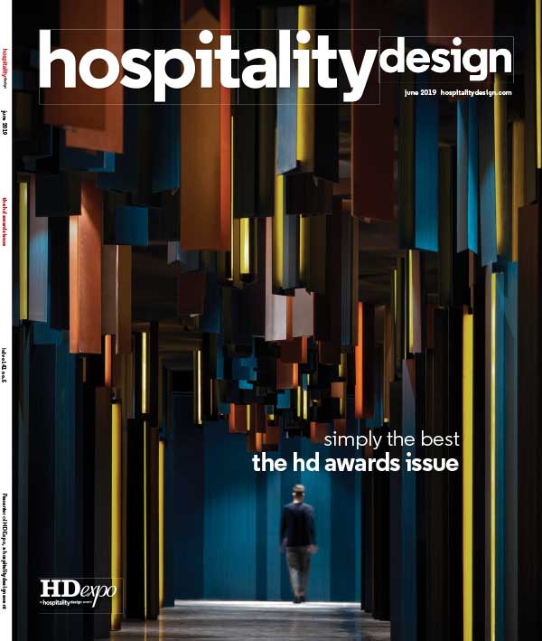 [美国版]Hospitality Design 酒店设计杂志 2019年6月刊