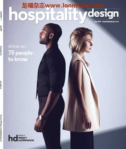 [美国版]Hospitality Design 酒店设计杂志 2020年7月刊