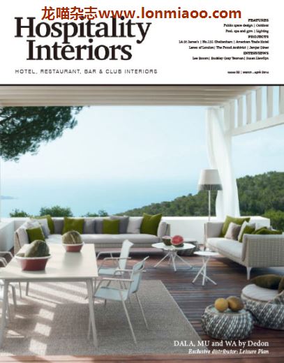 [英国版]Hospitality Interiors 酒店空间室内设计 2014年3-4月刊