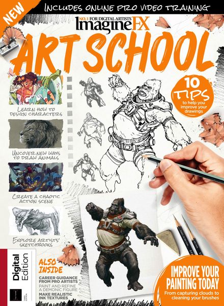 ImagineFX Presents – Art School – 3rd Edition – November 2023艺术设计电子杂志PDF下载