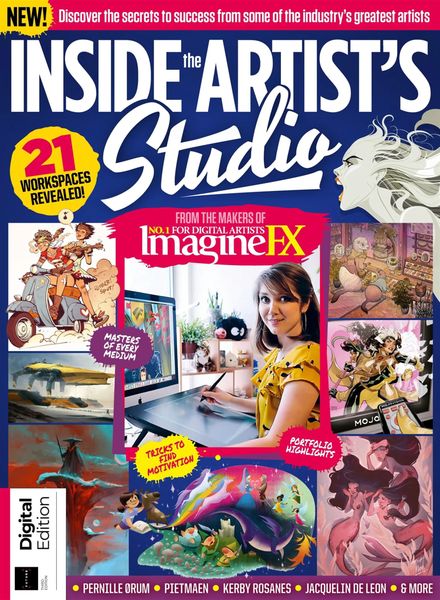 ImagineFX Presents – Inside The Artist’s Studio – 3rd Edition – March 2023艺术设计电子杂志PDF下载