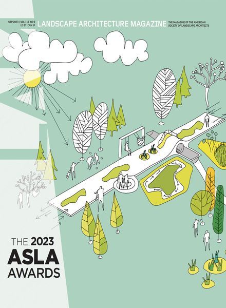 Landscape Architecture Magazine USA美国 – September 2023建筑设计电子杂志PDF下载