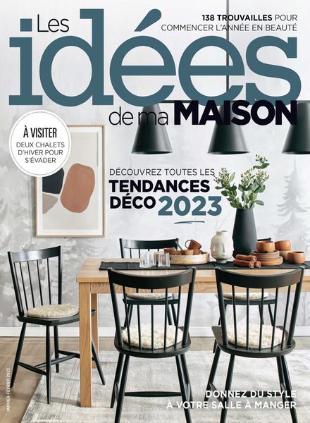 Les Idees de ma maison – janvier 2023室内设计电子杂志PDF下载