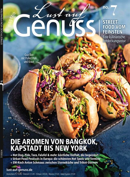 Lust auf Genuss – Juli 2024美食烘焙料理电子杂志PDF下载
