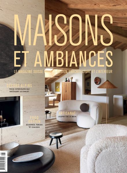 Maisons et Ambiances – decembre 2022室内设计电子杂志PDF下载