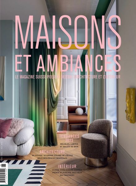 Maisons et Ambiances – mars 2023室内设计电子杂志PDF下载