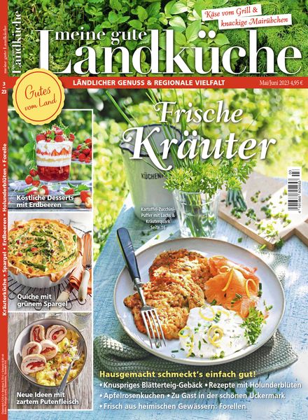 Meine gute Landkuche – Mai-Juni 2023料理美食烘焙电子杂志PDF下载