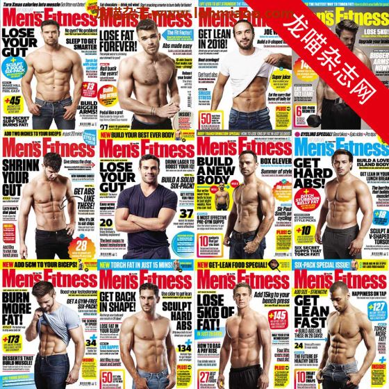 [英国版]Mens Fitness 男士健身杂志 2018年合集(全12本)