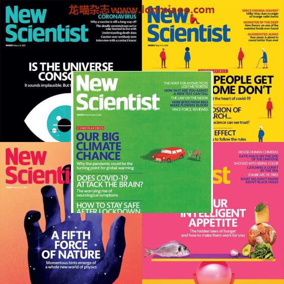 [英国版]New Scientist 新科学家 2020年5月刊合集(5本)