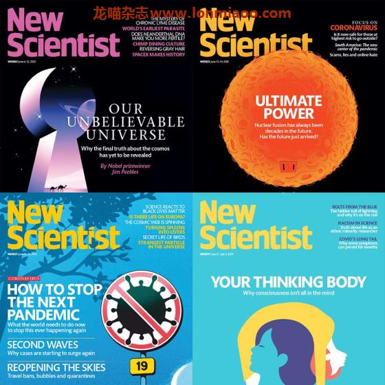 [英国版]New Scientist 新科学家 2020年6月刊合集(4本)